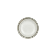 Ephyra dia.8.25" h:0" 27 oz. Round Gray Vitrified Deep Plate