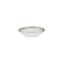 Ephyra dia.9" h:0" 34 oz. Round Gray Vitrified Deep Plate