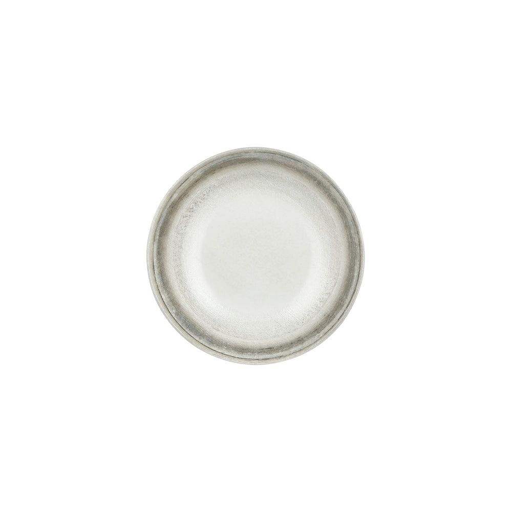 Ephyra dia.9" h:0" 34 oz. Round Gray Vitrified Deep Plate
