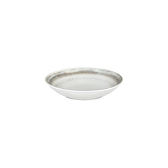Ephyra dia.9.75" h:0" 44 oz. Round Gray Vitrified Deep Plate