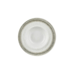 Ephyra dia.11" h:0" 16 oz. Round Gray Vitrified Deep Plate