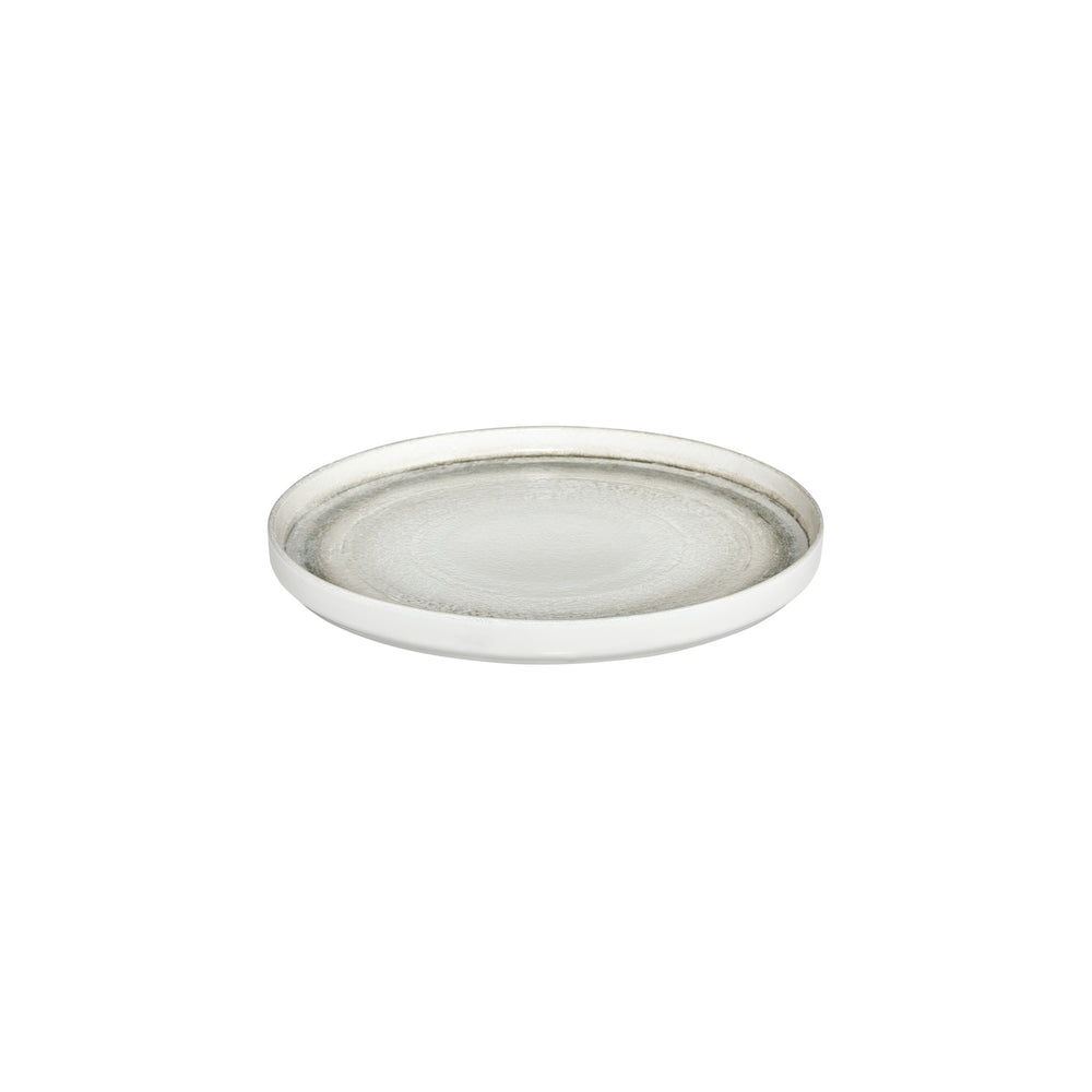 Ephyra dia.10.75" Round Gray Vitrified Plate