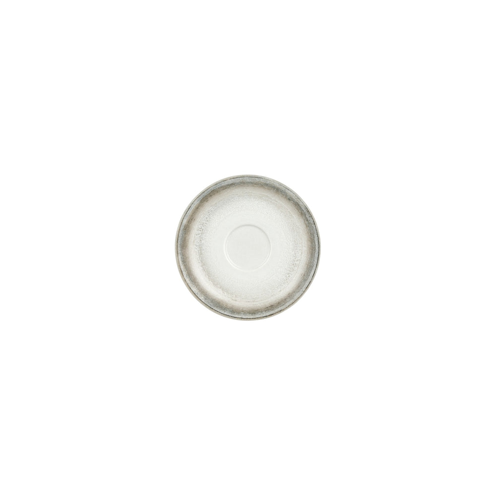 Ephyra dia.6.25" Round Gray Vitrified Saucer