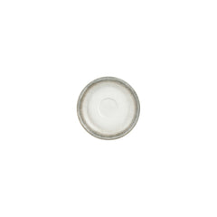 Ephyra dia.6.25" Round Gray Vitrified Saucer