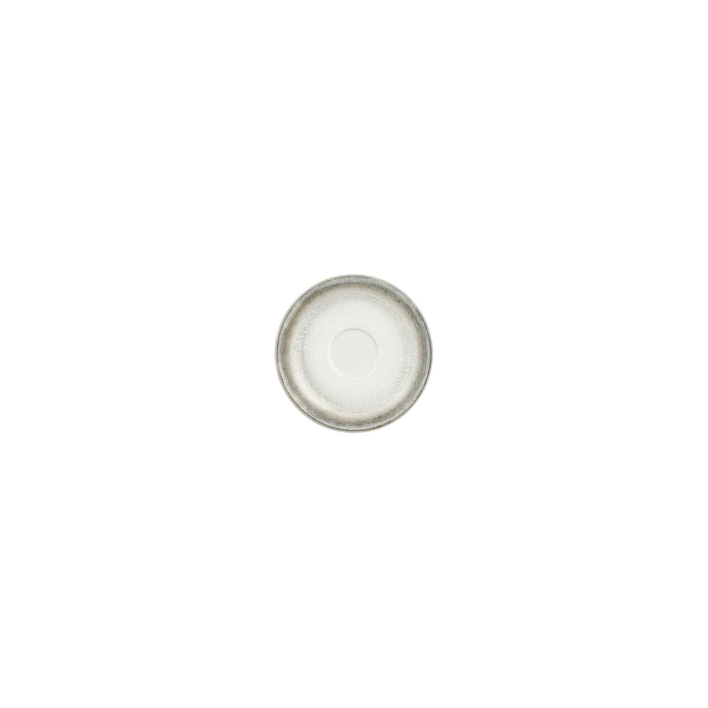 Ephyra dia.4.75" Round Gray Vitrified Saucer