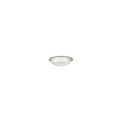 Ephyra dia.4.25" h:0" 3 oz. Round Gray Vitrified Deep Plate