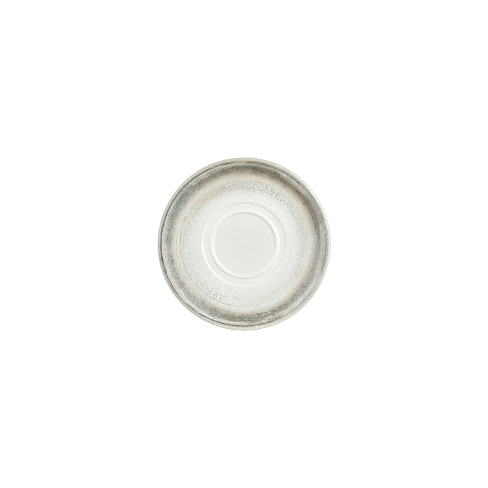 Ephyra dia.7.5" Round Gray Vitrified Saucer