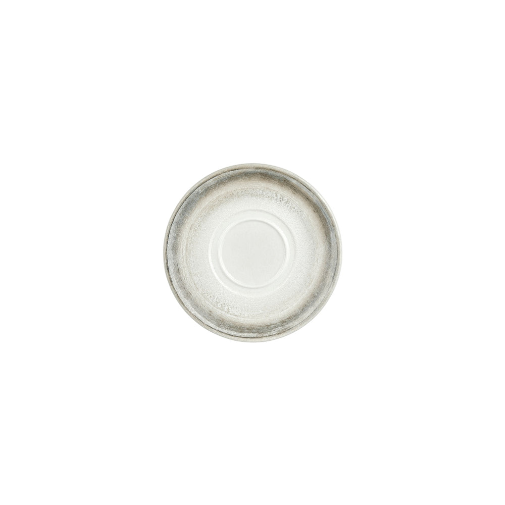 Ephyra dia.7.5" Round Gray Vitrified Saucer