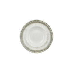 Ephyra dia.9.75" h:0" 14 oz. Round Gray Vitrified Deep Plate