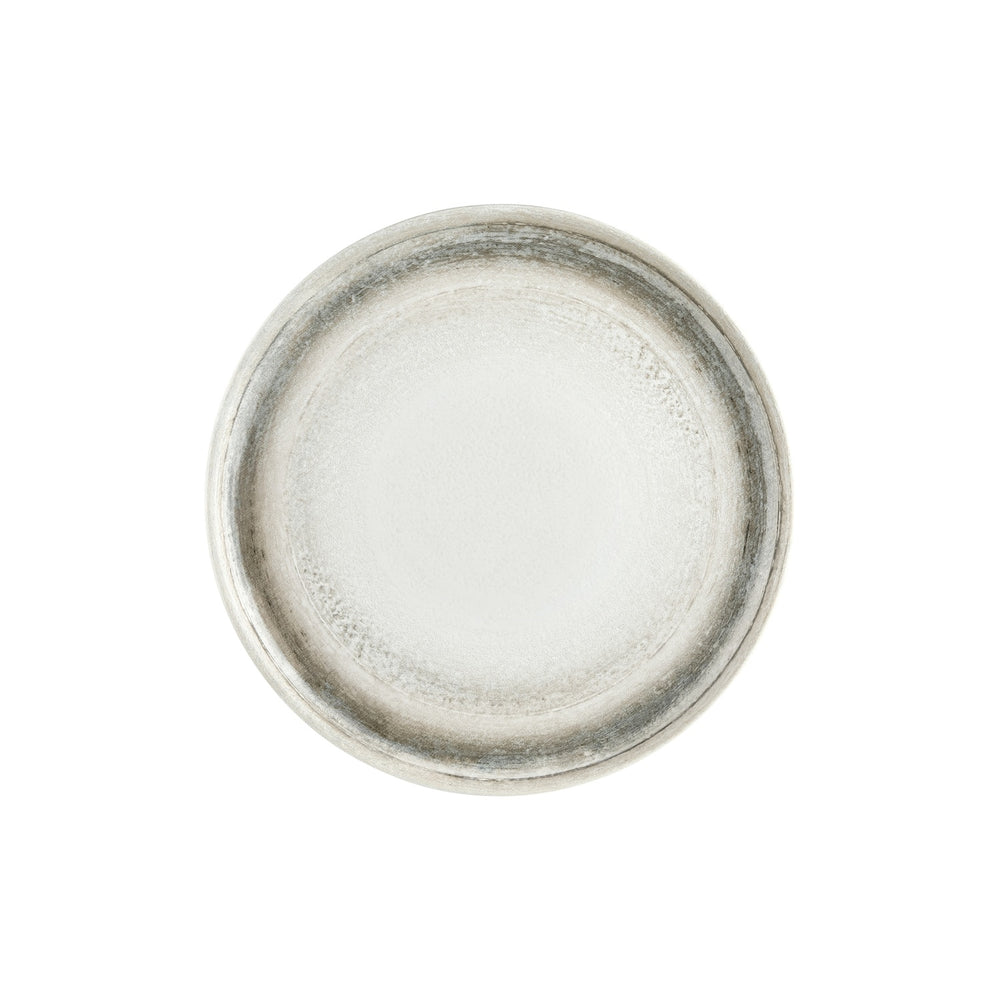 Ephyra dia.12.5" x 12.5" Round Gray Vitrified Pizza Plate