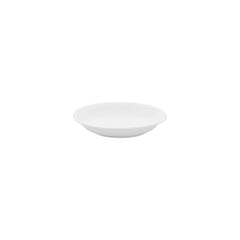 Gourmet dia.8.25" h:1.25" 27 oz. Round Warm White Vitrified Deep Plate