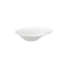 Gourmet 11.75" x 11.75" x h:0" 24 oz. Organic Warm White Vitrified Deep Plate