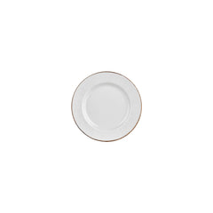 Grace dia.6.75" Round Brown Vitrified Plate