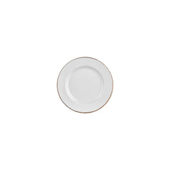 Grace dia.6.75" Round Brown Vitrified Plate