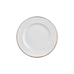 Grace dia.11.75" Round Brown Vitrified Plate