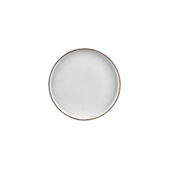 Grace dia.9" Round Brown Vitrified Plate