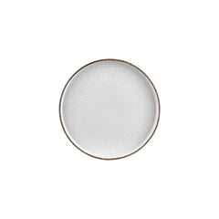 Grace dia.9.75" Round Brown Vitrified Plate