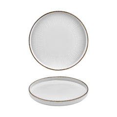 Grace dia.10.75" Round Brown Vitrified Plate
