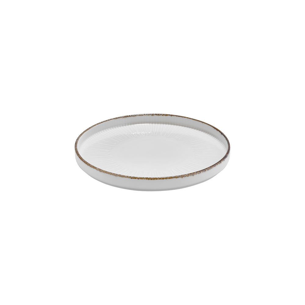 Grace dia.10.75" Round Brown Vitrified Plate