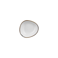 Grace 4" x 3.5" x h:0" 3 oz. Organic Brown Vitrified Bowl