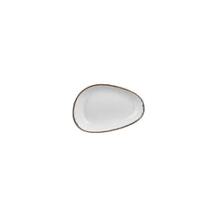 Grace 6.25" x 4" x h:0" Organic Brown Vitrified Platter