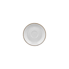 Grace dia.6.25" Round Brown Vitrified Saucer