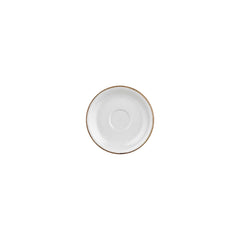 Grace dia.4.75" Round Brown Vitrified Saucer