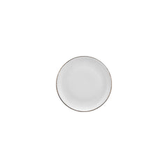 Grace dia.6.75" Round Brown Vitrified Plate