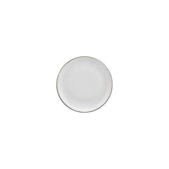 Grace dia.6.75" Round Brown Vitrified Plate