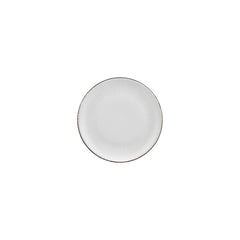 Grace dia.7.5" Round Brown Vitrified Plate