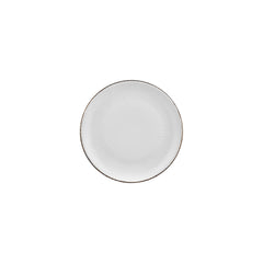 Grace dia.8.25" Round Brown Vitrified Plate