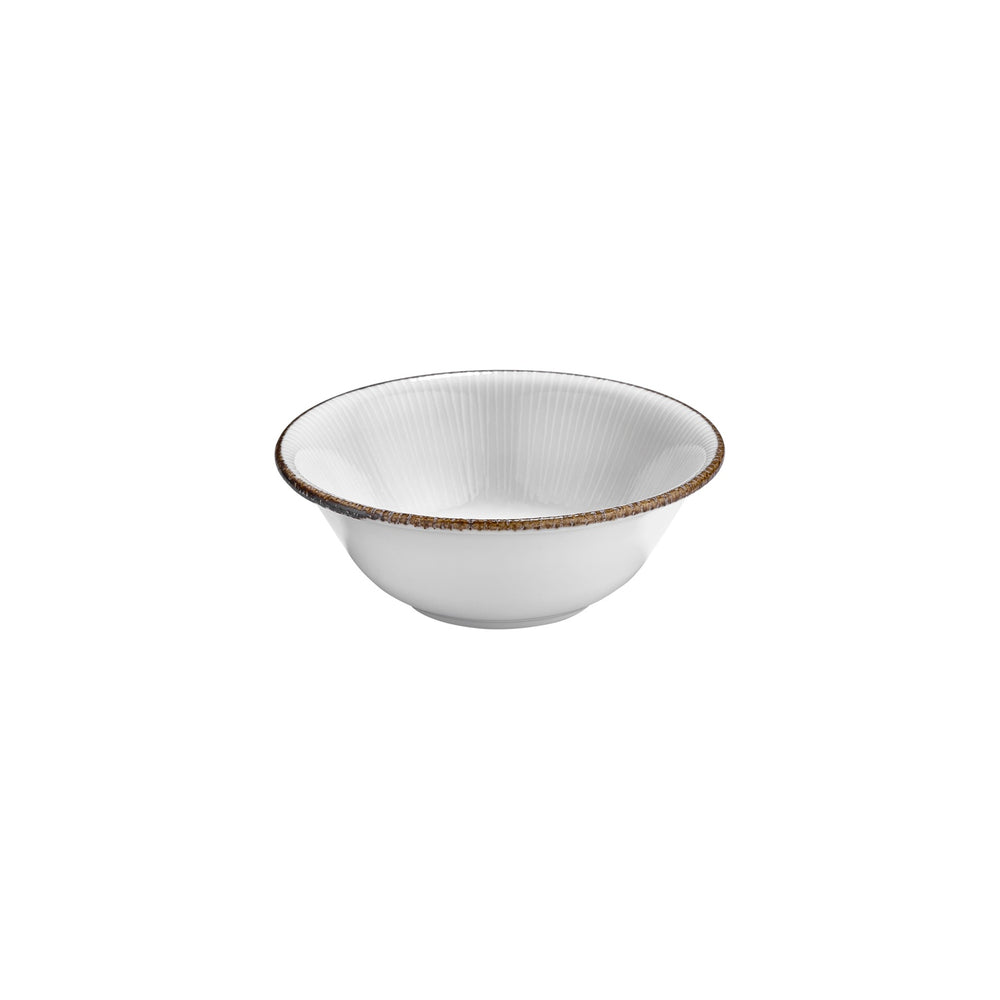 Grace dia.9.5" h:0" 54 oz. Round Brown Vitrified Bowl