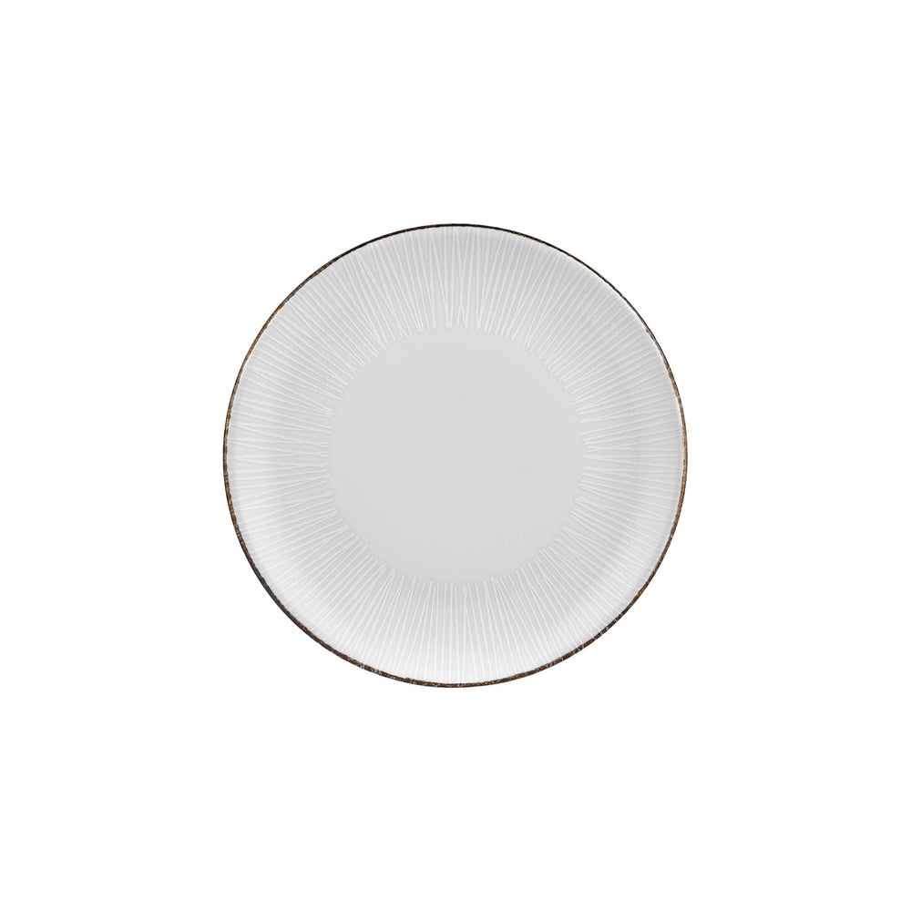 Grace dia.10.75" Round Brown Vitrified Plate