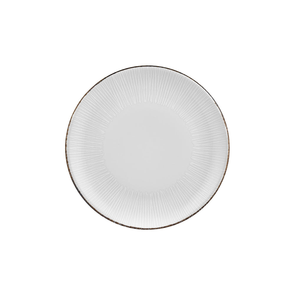 Grace dia.11.75" Round Brown Vitrified Plate