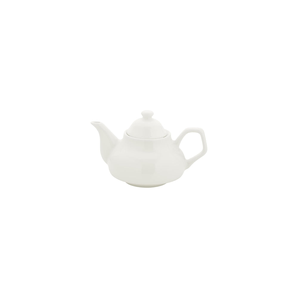 Banquet dia.8.25" h:0" 29 oz. Round Warm White Vitrified Coffee/Tea Pot