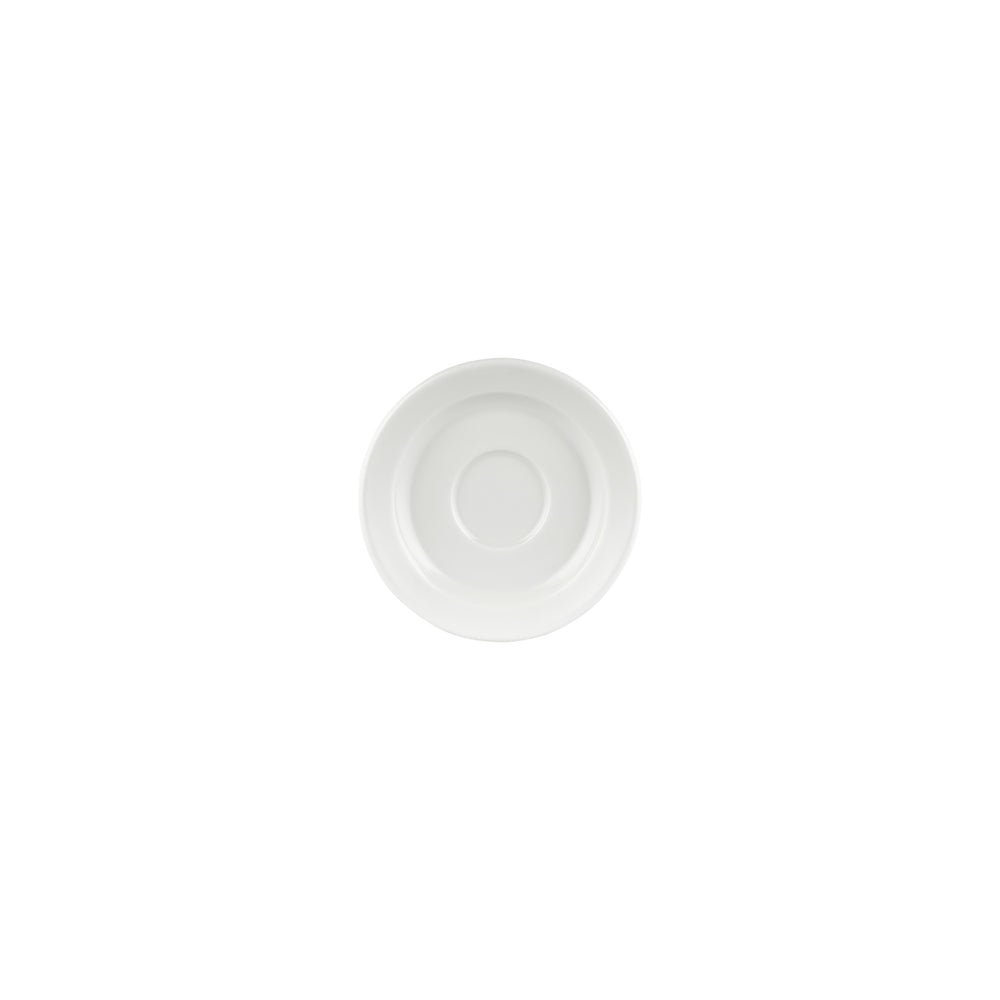 Banquet dia.6" Round Warm White Vitrified Saucer
