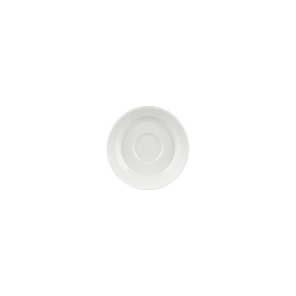 Banquet dia.4.75" Round Warm White Vitrified Saucer