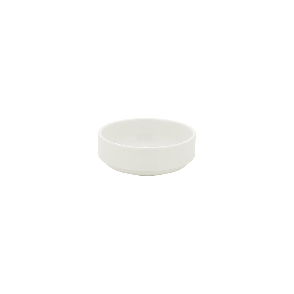 Banquet dia.2.25" h:0" 1 oz. Round Warm White Vitrified Ramekin