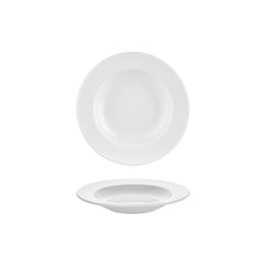 Banquet dia.9" h:0" 10 oz. Round Warm White Vitrified Deep Plate