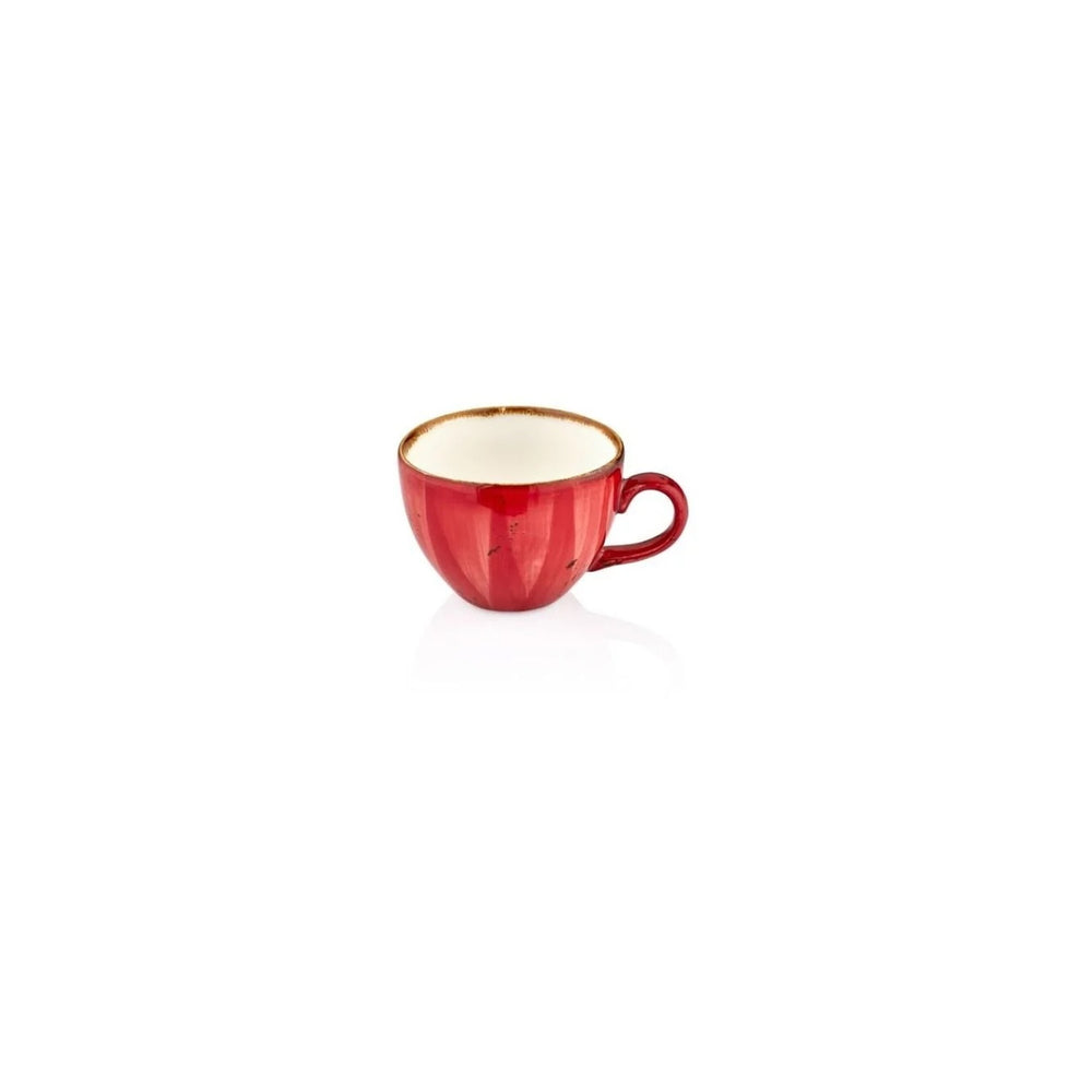 Ardent dia.3.25" h:0" 7 oz. Round Red Vitrified Cup