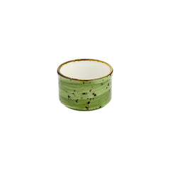Breeze dia.3" x 3" x h:0" 4 oz. Round Green Vitrified Sugar Bowl