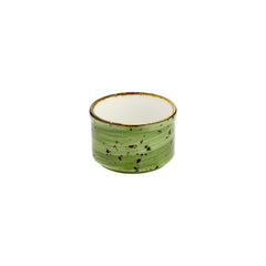Breeze dia.3" x 3" x h:0" 4 oz. Round Green Vitrified Sugar Bowl