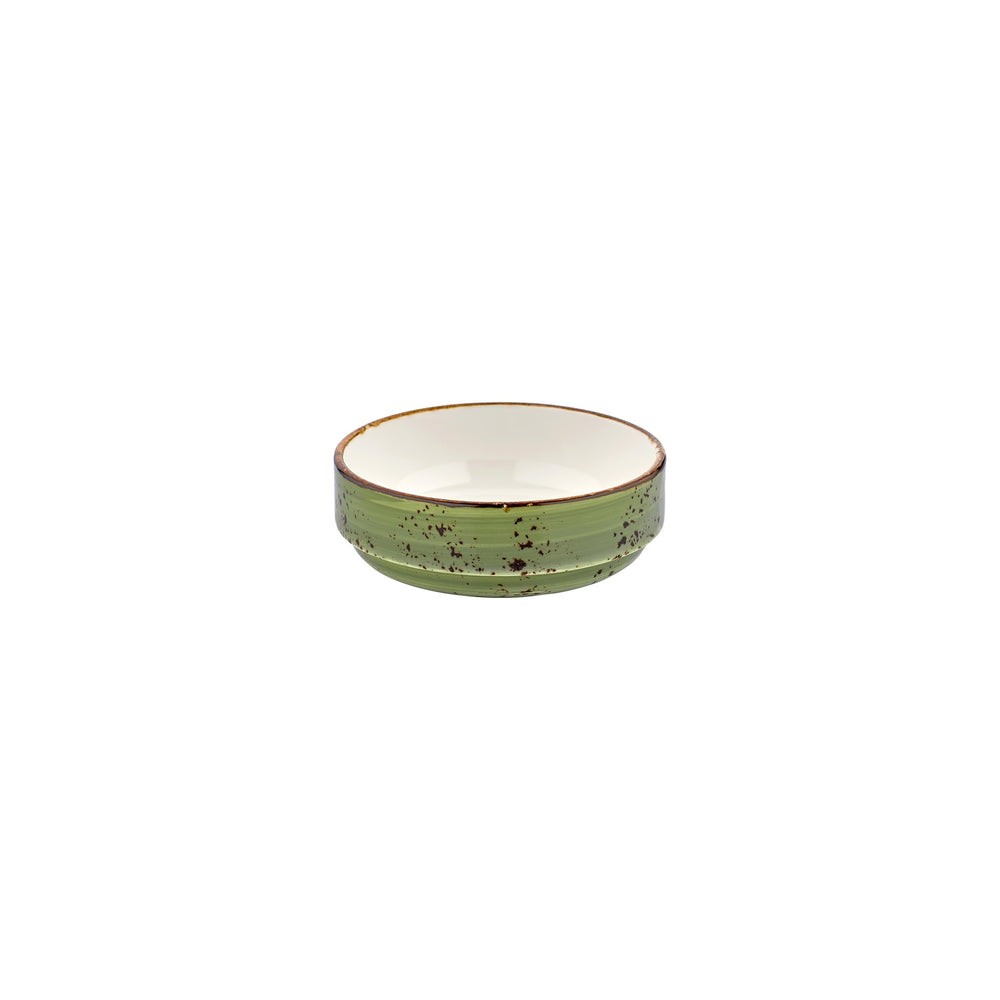 Breeze dia.5.5" h:0" 15 oz. Round Green Vitrified Bowl
