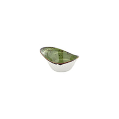 Breeze 4.25" x 3.25" x h:0" 2 oz. Organic Green Vitrified Bowl