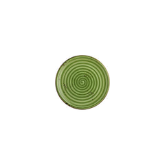 Breeze dia.6.75" Round Green Vitrified Plate