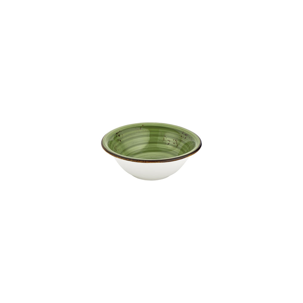 Breeze dia.7" h:2.5" 22 oz. Round Green Vitrified Bowl