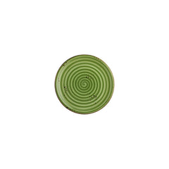 Breeze dia.7.5" Round Green Vitrified Plate