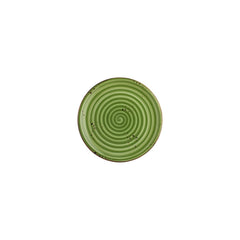 Breeze dia.7.5" Round Green Vitrified Plate
