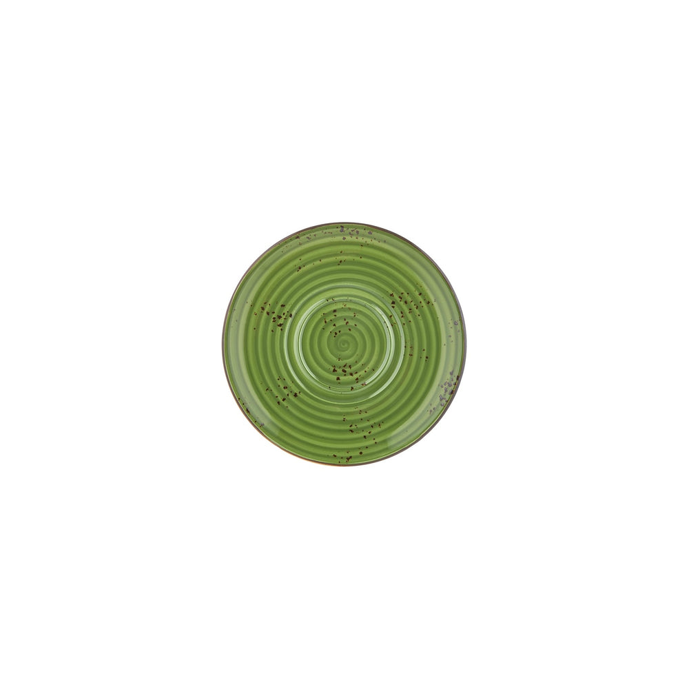 Breeze dia.7.5" Round Green Vitrified Saucer