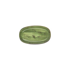 Breeze 9.5" x 5.75" x h:0" Oval Green Vitrified Platter